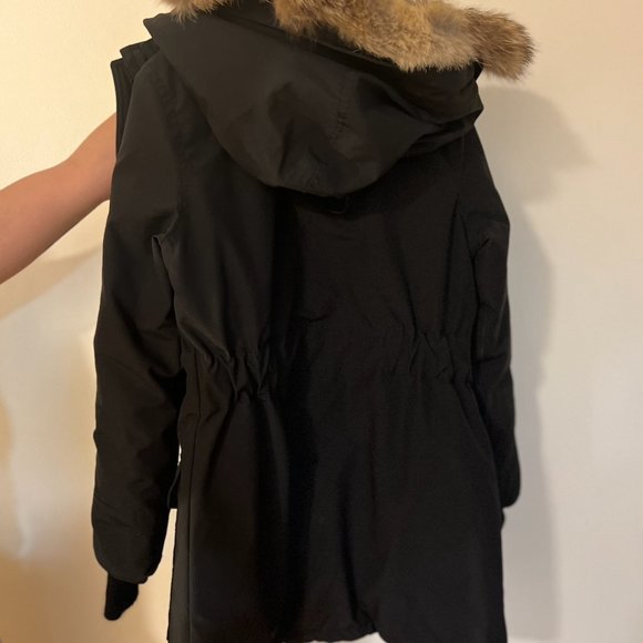 Canada Goose Trillium Parka Fusion Fit Heritage Black Size XS Barely Worn - Picture 7 of 10